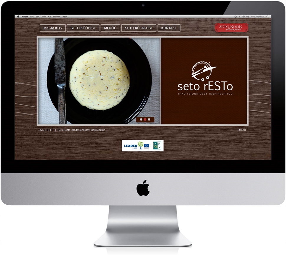 Seto Resto veeb ja trükised